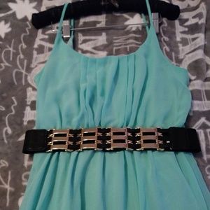Teal dress